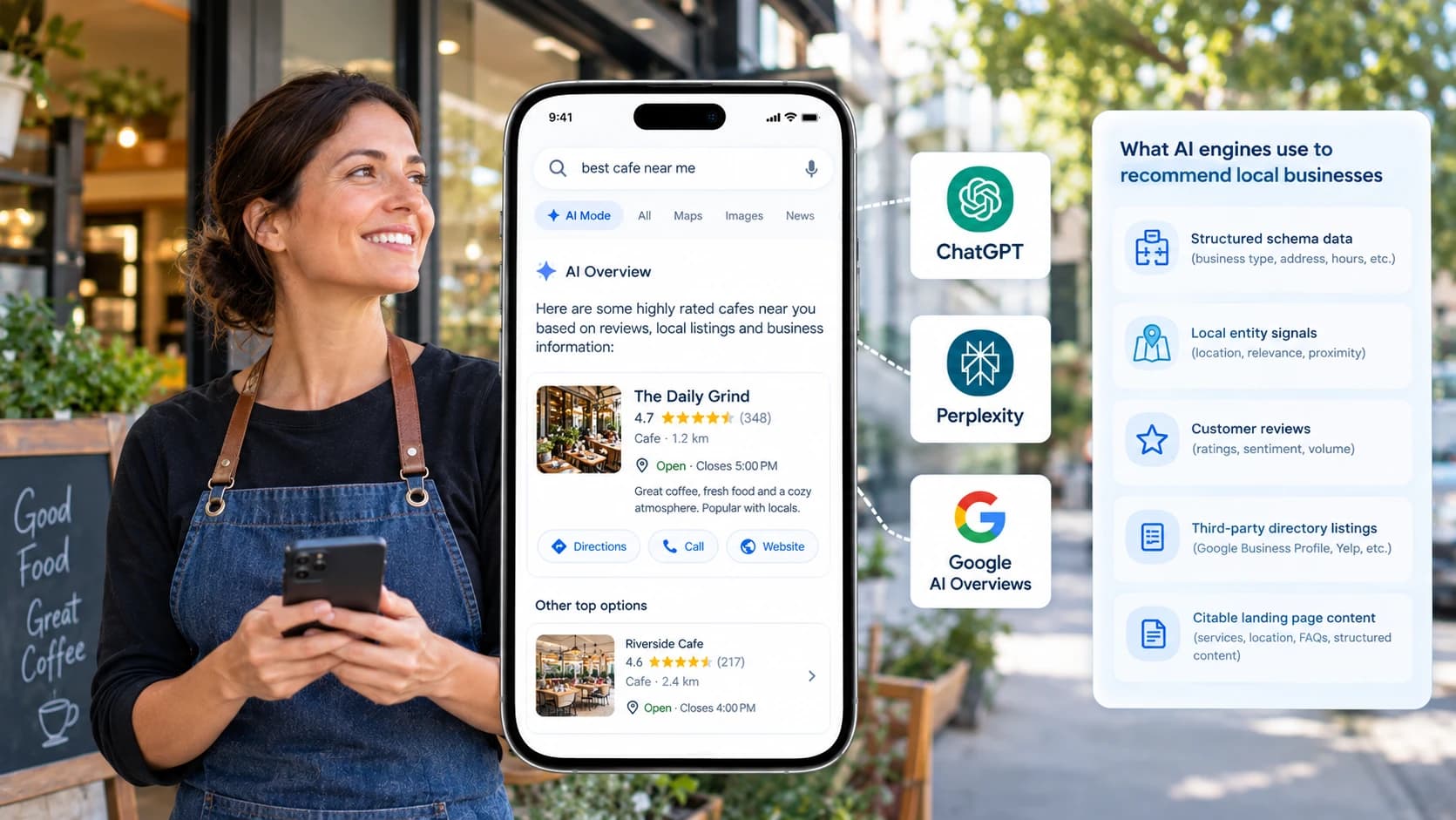 How AI search tools select and recommend Sydney businesses