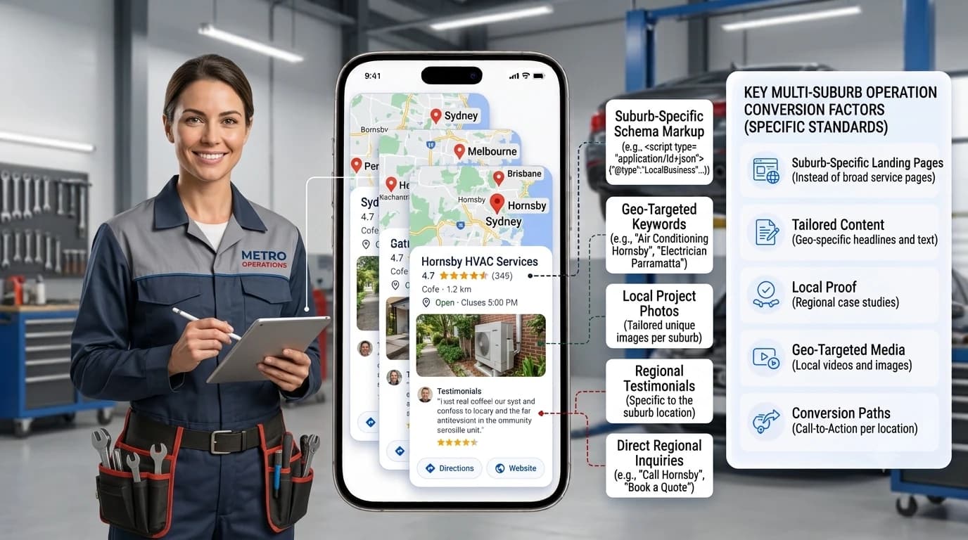 Do Location Pages Work for Trade Businesses Covering Multiple Suburbs?
